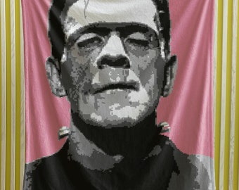 Frankenstein Graph Pattern | Crochet, Knitting, Cross Stitch (Digital PDF)