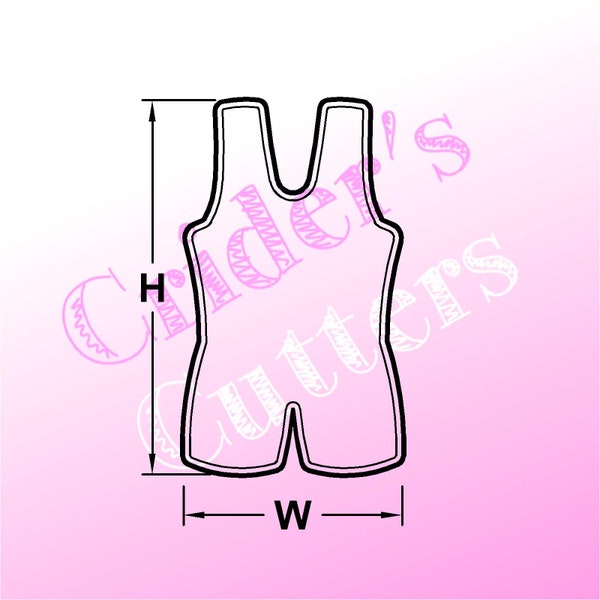 Wrestler Singlet Cookie Cutter