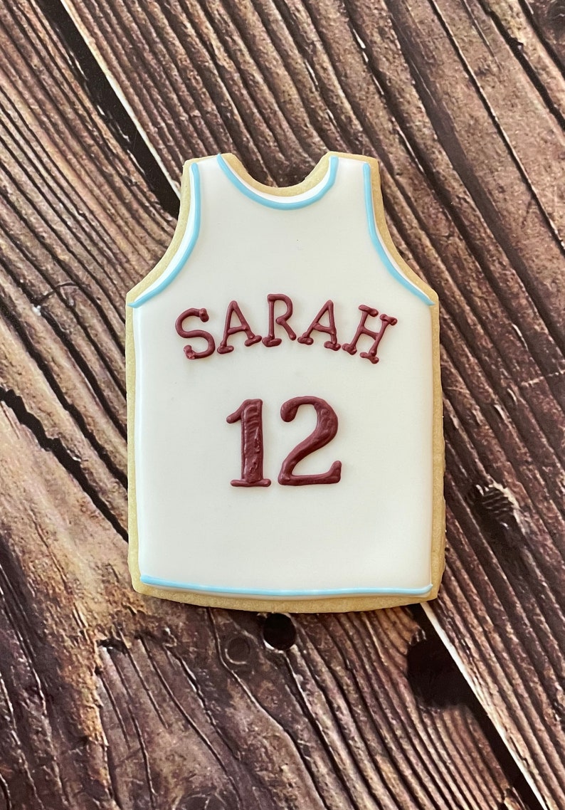Basketball Jersey Cookie Cutter Etsy