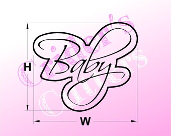 Baby Plaque Cookie Cutter