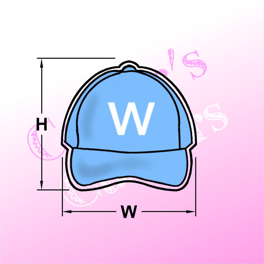 Baseball Cap Cookie Cutter Etsy