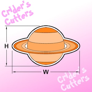 Planet Saturn Cookie Cutter