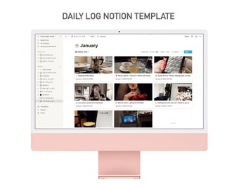 Daily Log Notion Template | StudioAnastazja