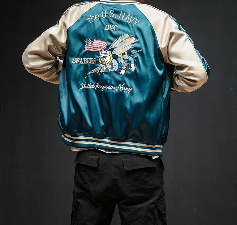 Reversible Souvenir Jacket in Navy – Blue Owl Workshop