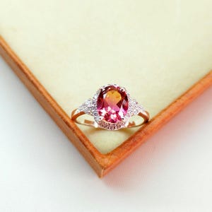 Ametrine doublet quartz Ring, 925 sterling Silver Ring, oval cut Ametrine quartz Ring, ametrine halo ring Bi color stone ring, ring for gift