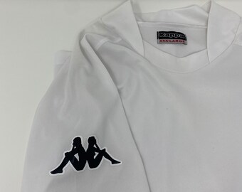 Authentic Kappa Logo White Oversized T-Shirt - XXXL
