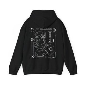 Mortify | Techware, Cyber Punk, Future Grunge, Graphic Hoodie, Urban Streetwear, Unisex Heavy Blend Hooded Sweatshirt, Gift