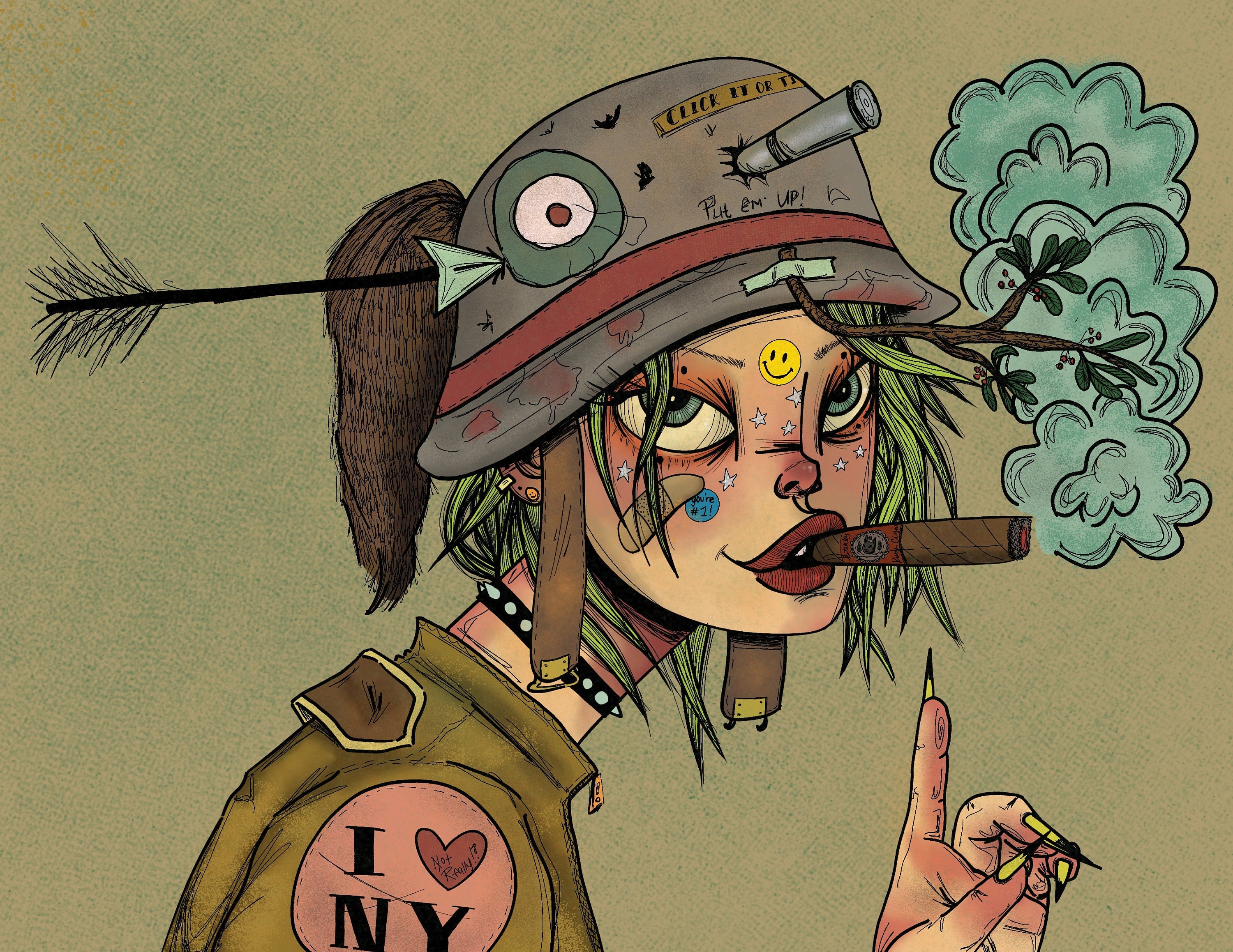 Tank Girl Fan Art Print Etsy