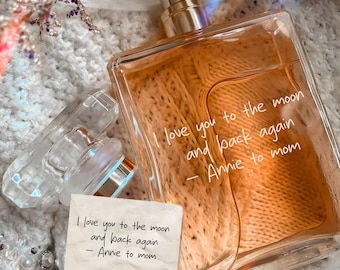 Personalized Perfume Bottle Gift for Mom - Custom Mother Refillable Perfume Bottle, Ideal Bridesmaids Gift on Wedding Day