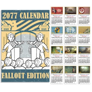 Fallout 2023 Wall Calendar Retro Nuka Cola Calendar Custom - Etsy Fallout 2023 Wall Calendar Retro Nuka Cola Calendar Custom - Etsy