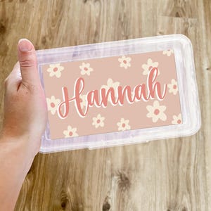 Personalized Pencil Boxes Gifts for Kids, Custom Girls School Supplies with Name, School Supplies Gift for Boys or Girls