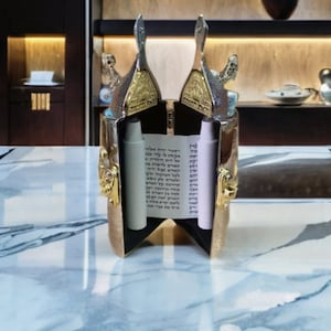 7.08 inch ,  Torah book,sefer torah Hebrew Jewish bible very high quality metal silver plated from JERUSALEM holy land big size