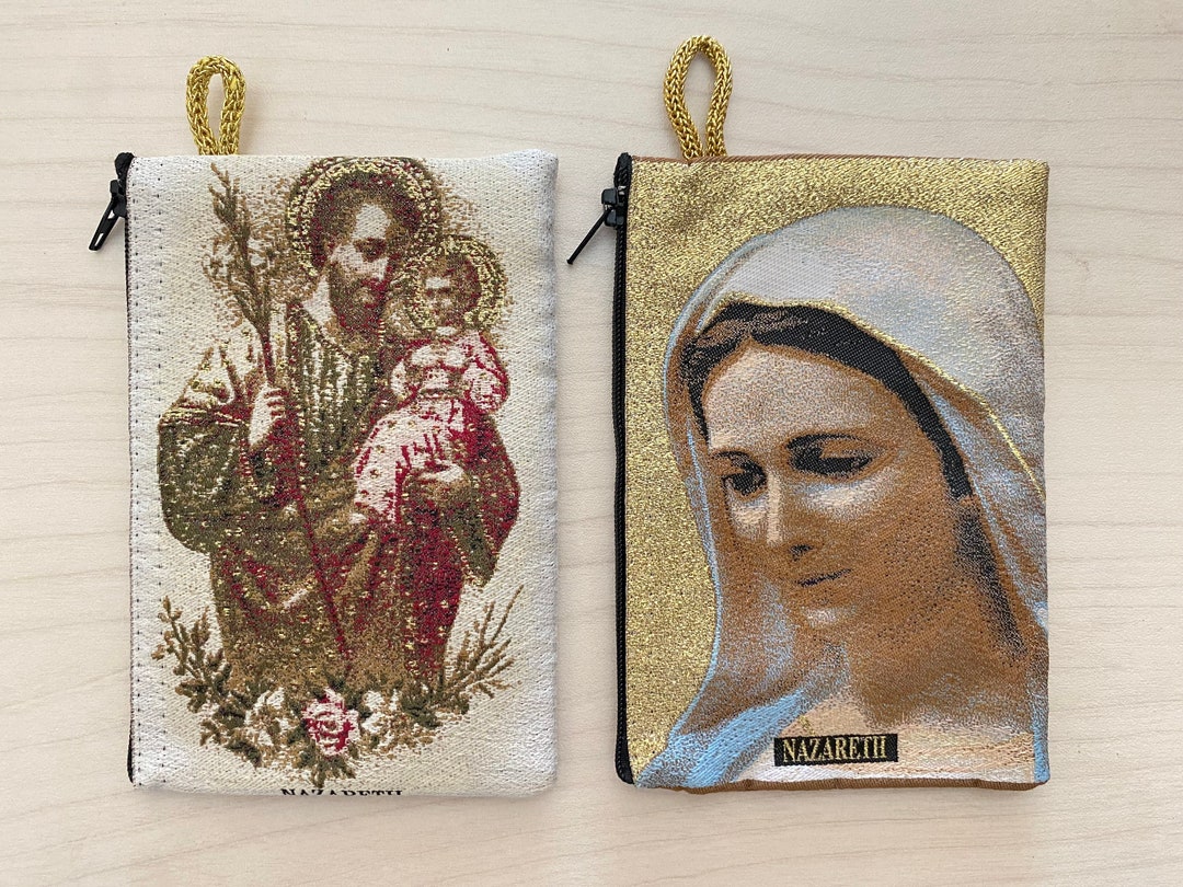 2 Coins Purses religious Purses Holy Family Nazareth Etsy