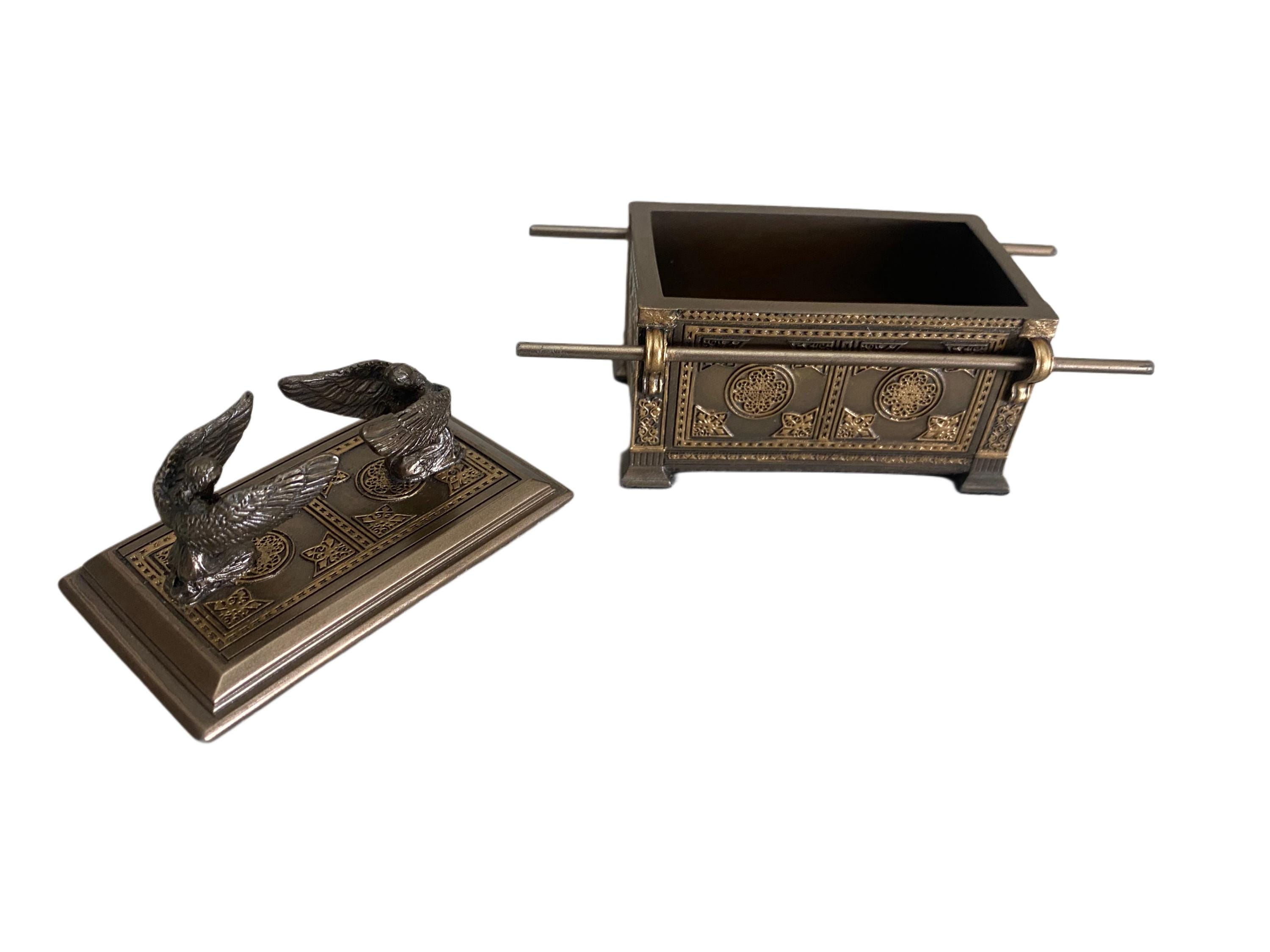 Veronese Design Ark of the Covenant: Cold Cast Bronze Coated Resin