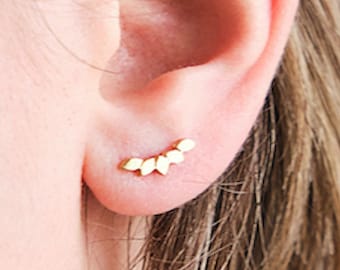 Climber Earrings, Tragus Stud, Butterfly Earring Backs, Helix Stud, Cartilage Stud, Gift for Her, Mom gifts, Christmas Gift