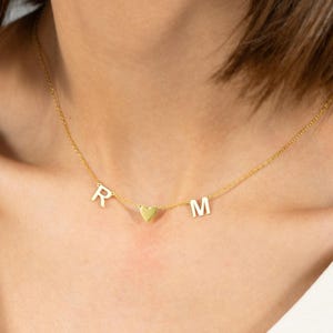 Personalized Name Necklace, Initials Necklace, Letter Necklace, Custom Necklace, Wife Gifts, Birthday Gifts, Mom Gifts, Mothers Day Gifts