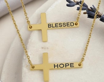 Cross Necklace, Pendant Necklaces, Cross Necklace Women, Cross Pendant, Christian Gifts, Necklaces for women, Christmas Jewelry