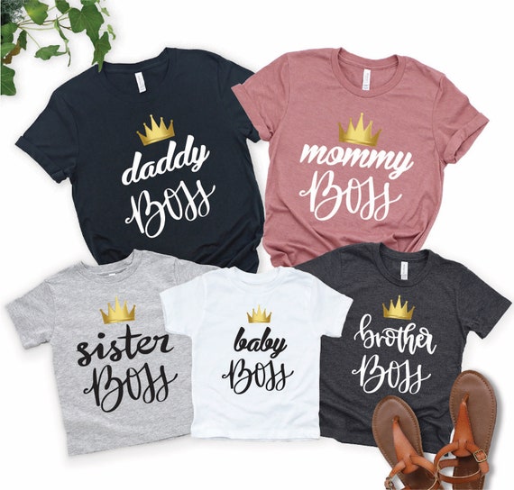 Boss baby shirts for birthday best sale party