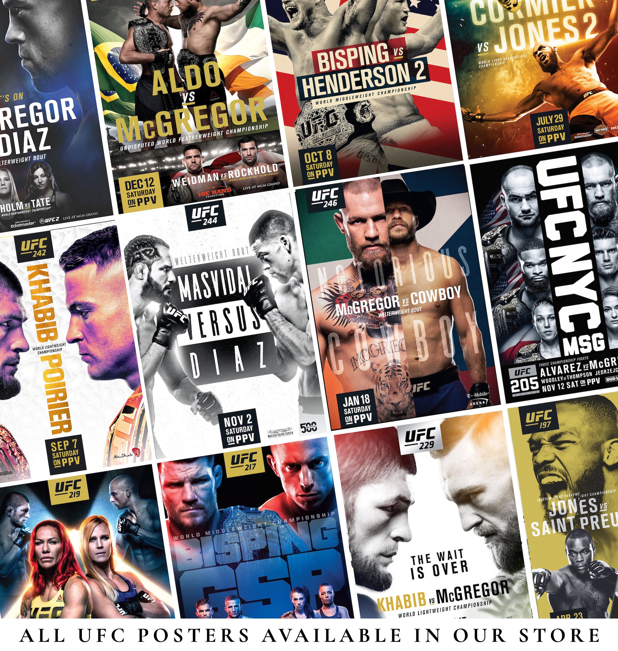 UFC 274 Charles Oliveira Vs. Justin Gaethje Poster - Three Sizes No Frame