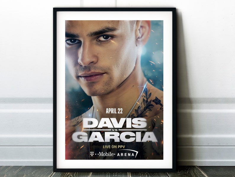 Buy Gervonta Tank Davis Vs. Ryan Garcia Fight Poster 2023 High Online