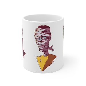 Horror Monsters mug, Dracula, Mummy, Zombie Monster Mug, Cartoon Monsters, Ceramic Mug 11oz