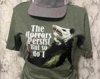 Funny Opossum T-shirt: Outdoor Enthusiast Design