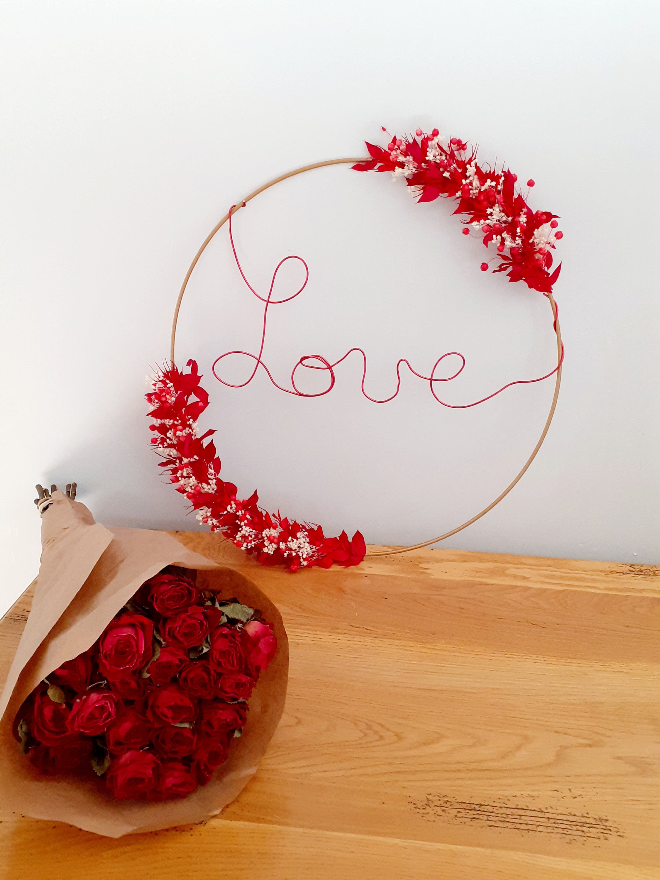 Couronne Love Saint Valentin Amour Cadeau
