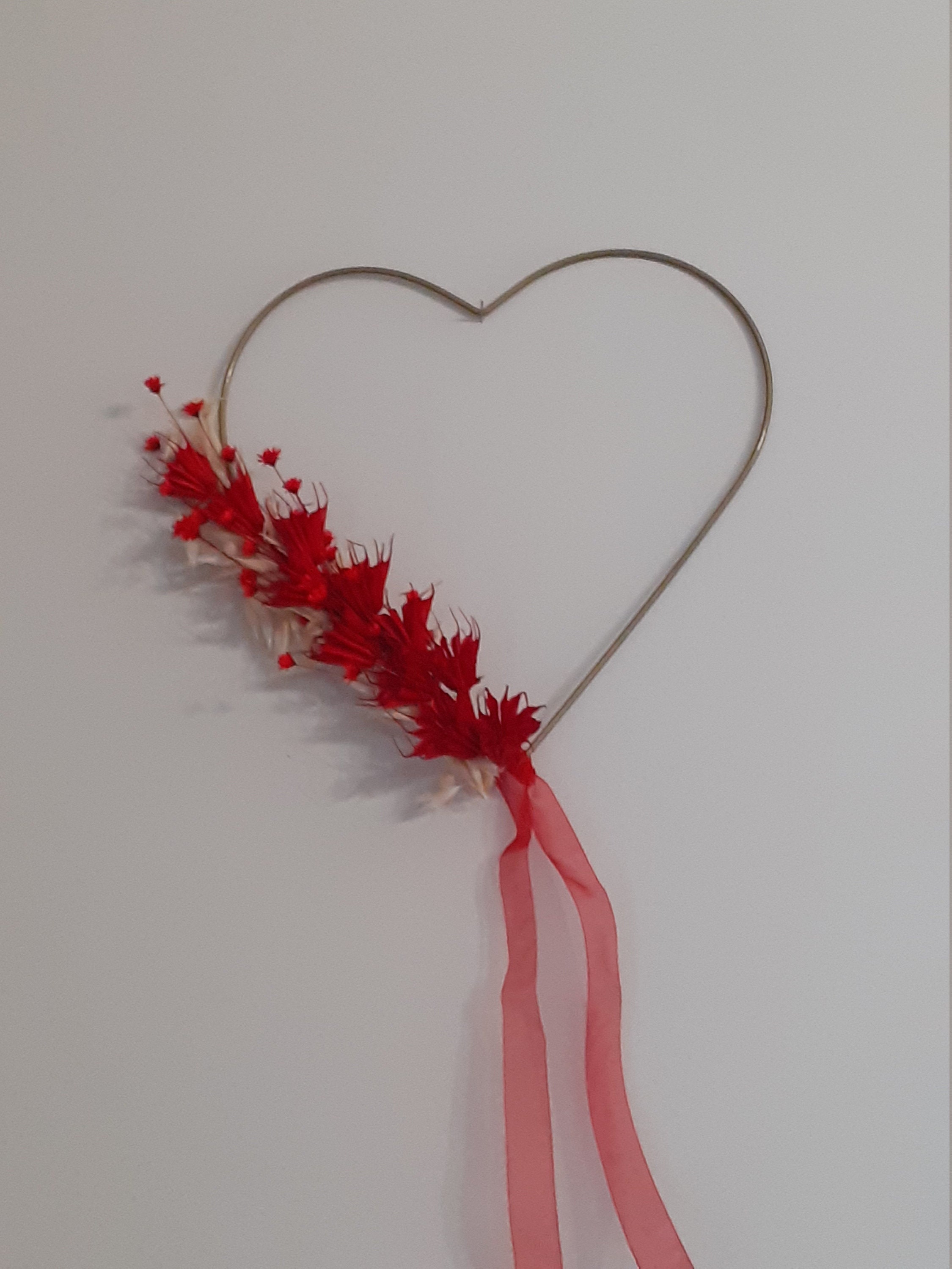 Coeur de Fleurs Séchées