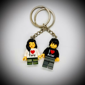 Kawaii Couple Keychain Personalized Gift for Boyfriend
