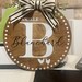 Wood Round Sign - Etsy