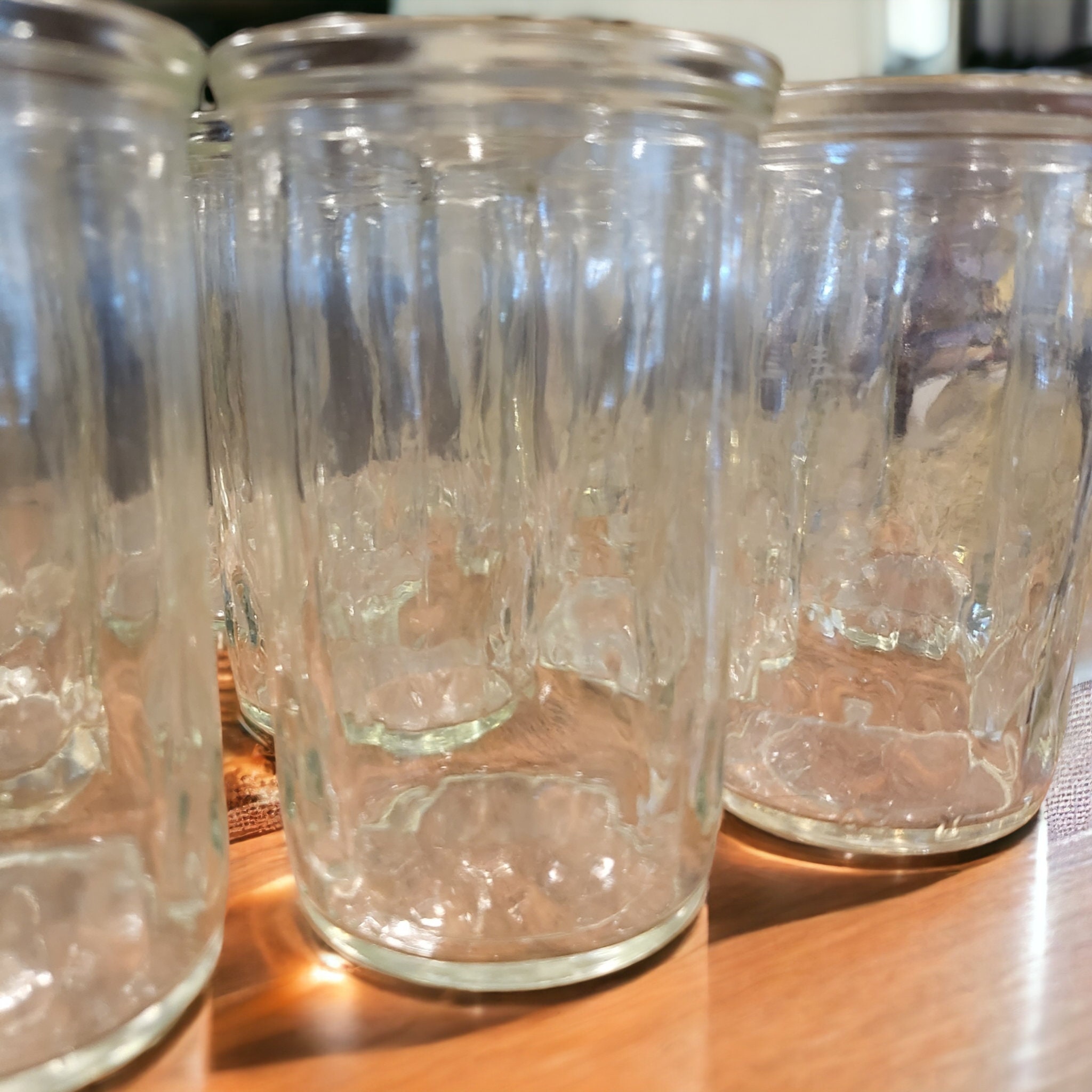 Vintage Jelly Jar Juice Glasses Set of 6 Etsy