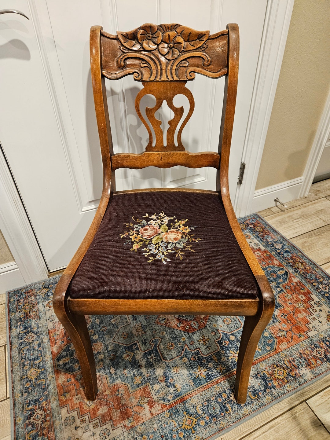 Duncan phyfe rose back chair deals