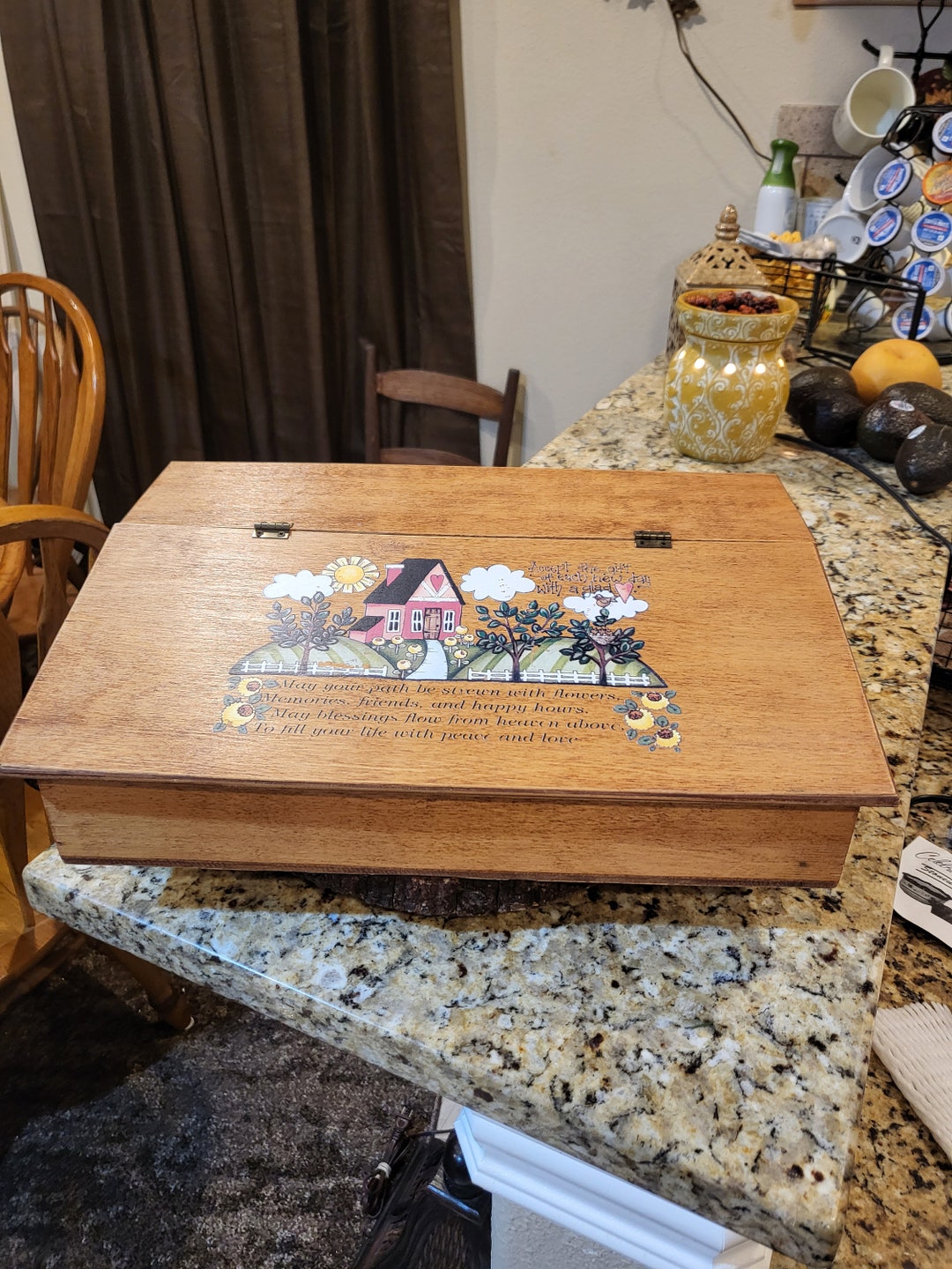 Vintage Wooden Lap Desk Etsy