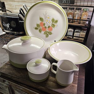 Vintage Spring Collection Serving Dishes