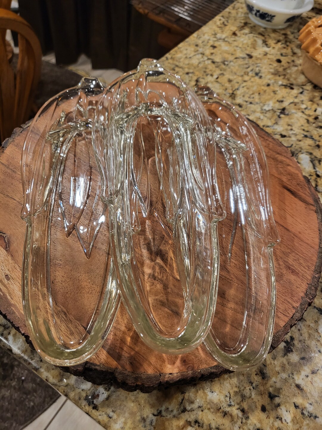 Vintage Glass Corn Cob Holders Etsy