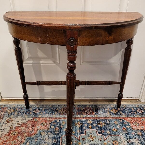 Half Moon Table Etsy