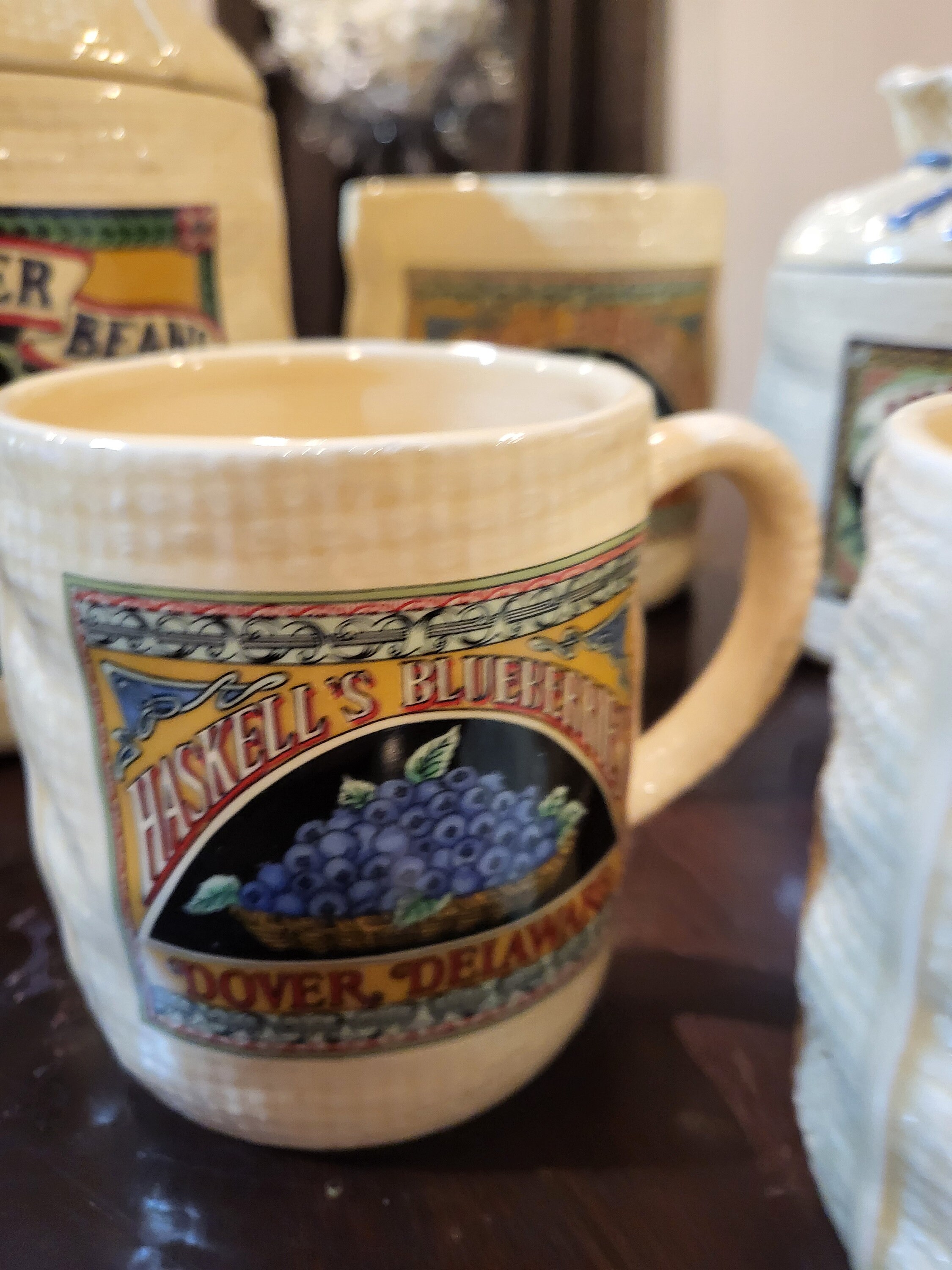 Set of 5 Hearth and Home Designs Burlap Sack and Produce Label