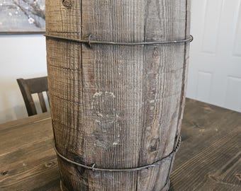 Antique Nail Shipping Keg Barrel
