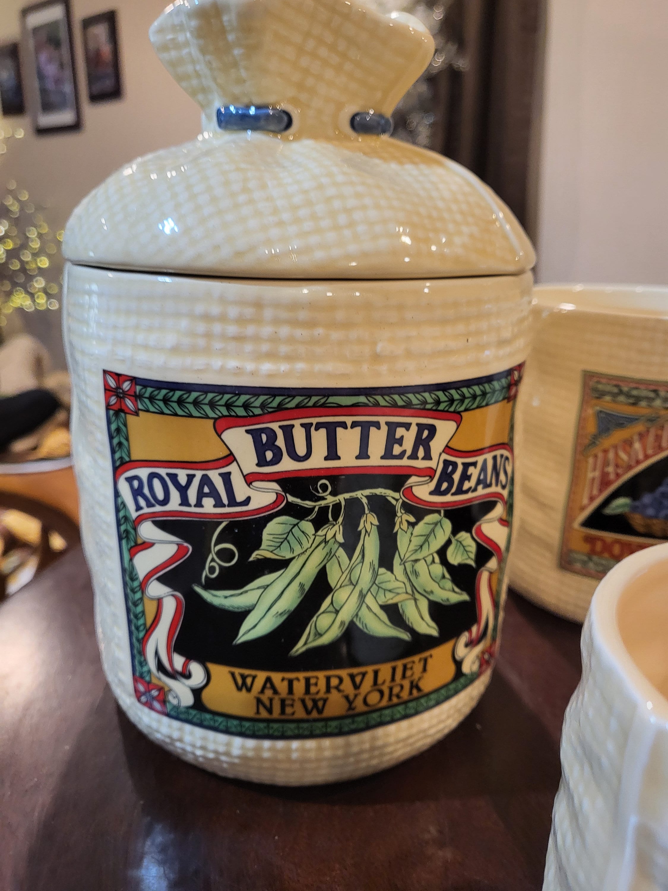 Set of 5 Hearth and Home Designs Burlap Sack and Produce Label