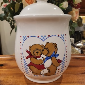 Vintage Teddy Bear Cookie Jar