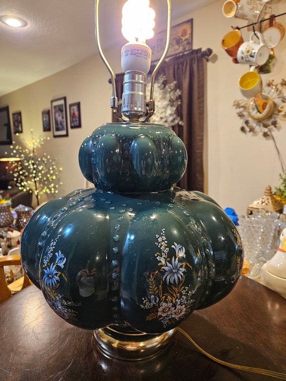 Mid Century Hollywood Regency Carl Falkenstien Style Melon Bubble