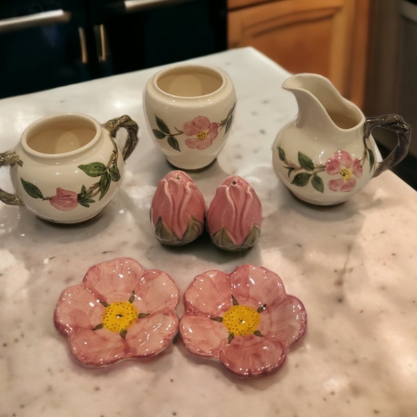 Vintage Desert Rose Franciscan China Accent Pieces 1949 - 1953