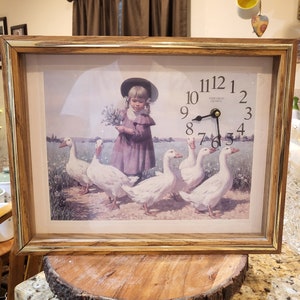 Vintage Goose Clock