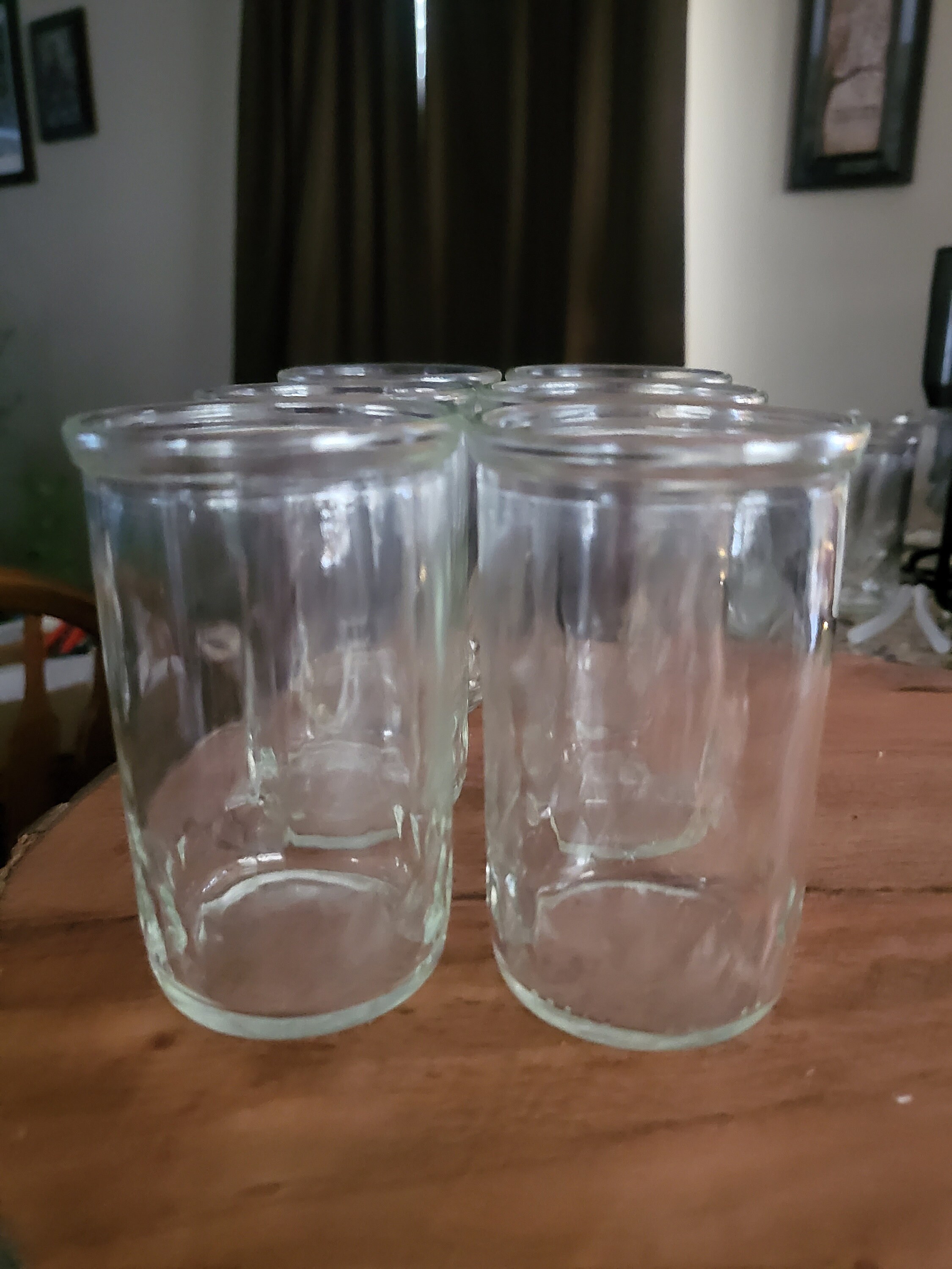 Vintage Jelly Jar Juice Glasses Set of 6 Etsy