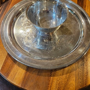 Vintage WM Rogers Silverplated Serving Tray