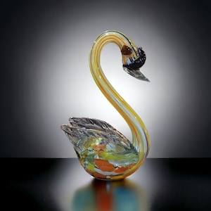 Vintage Murano Glass Swan