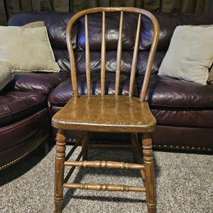 Antique 19th Century Spindle Back Chair