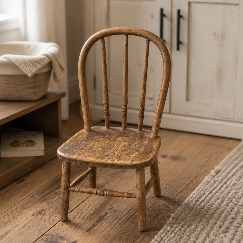 Antique Spindle Back Chair - Etsy
