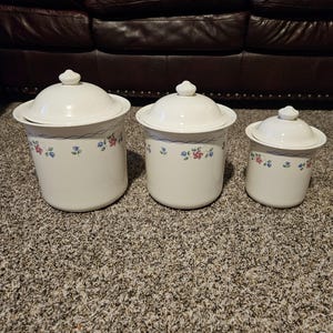 Pfaltzgraff Bonnie Brae Canister Set