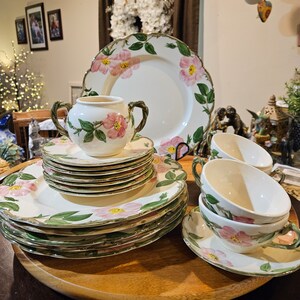 20 Pc Franciscan Desert Rose China 1948 1953